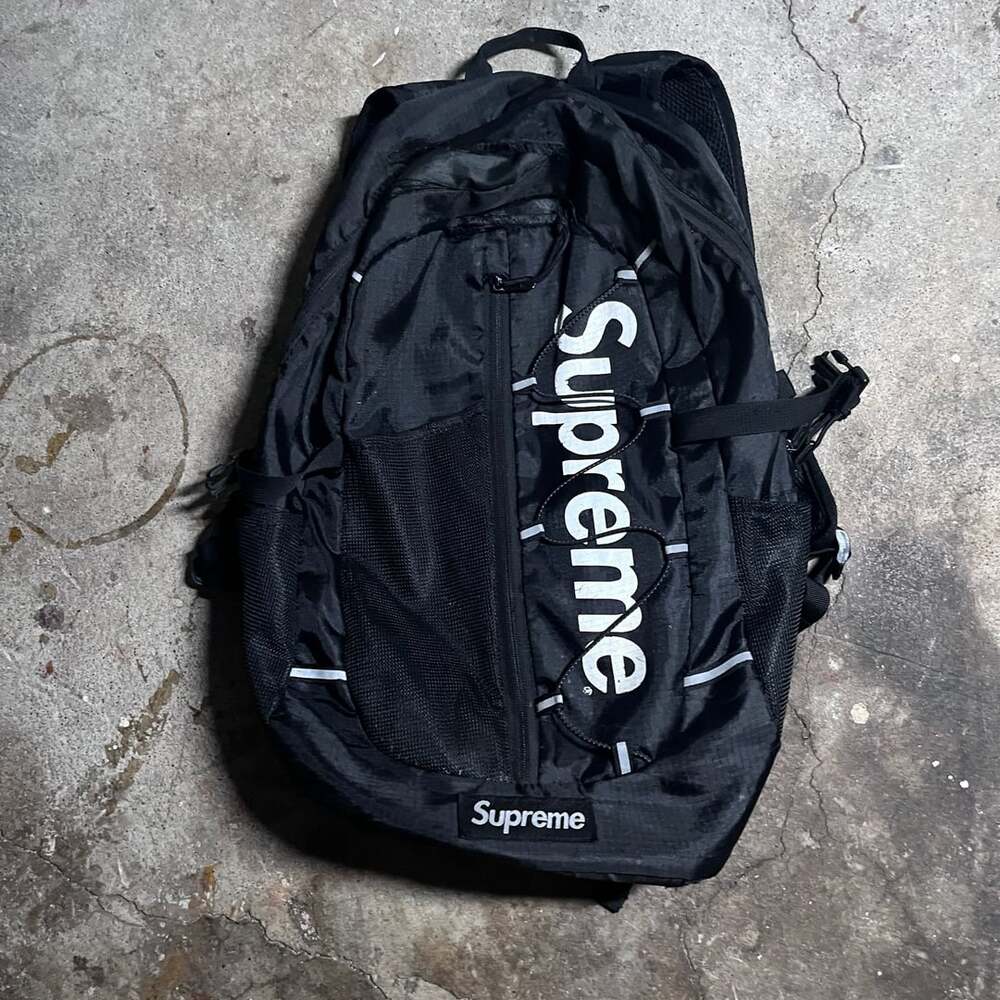 Supreme SS17 Cordura Black Backpack